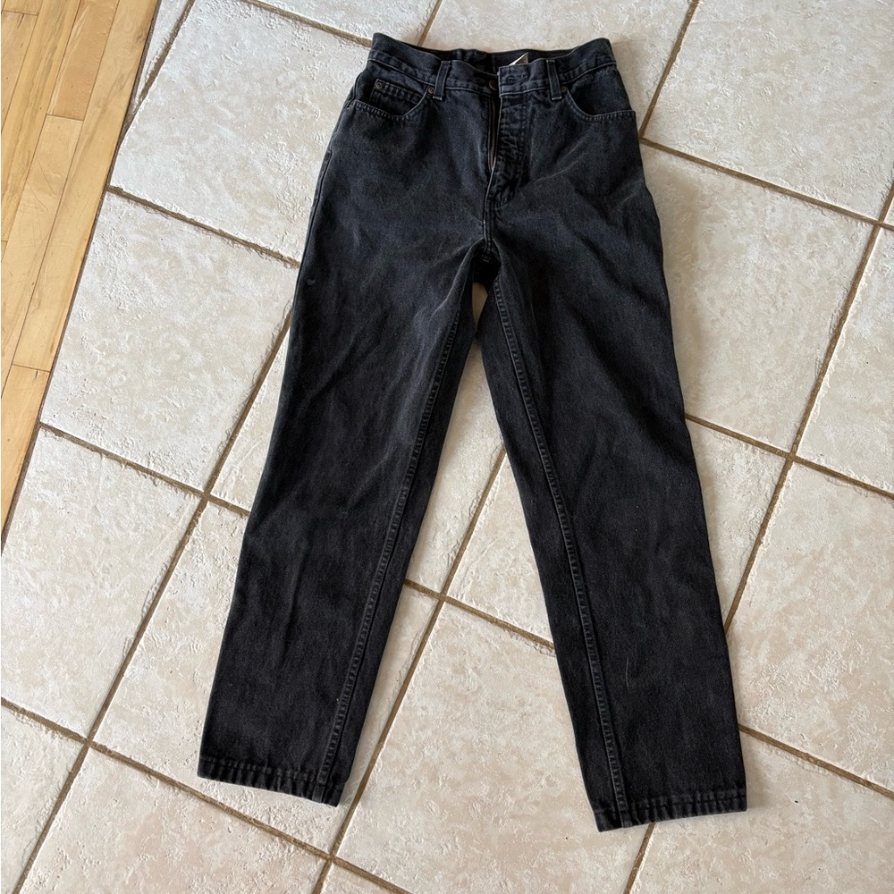 Vintage Black High Rise Women Jeans